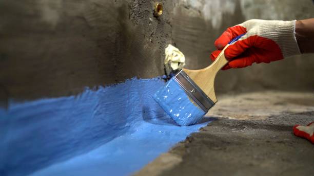 Commercial Emergency Waterproofing project at a Saint James, NY business property by SJ Waterproofing Pros